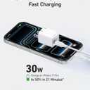 Anker Nano Charger, USB C GaN Charger 30W, PIQ 3.0 Foldable PPS Fast Charger for iPhone 17/16 and More Series, Galaxy, iPad, Compatible with MagSafe (Blue)