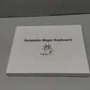 TSQQST Clear Wireless Keyboard Case for iPad Pro 11 Inch (M5/M4) 2025/2024 with Pencil Holder & Multi-Touch Trackpad, Visible PCB, 3-Brightness & 7-Color Backlight, 360 Rotating Stand, White