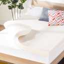 Best Price Mattress 4 Inch Ventilated Memory Foam Mattress Topper with Plant-Based Infusion, Full 