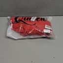 QINSEN Womens Open Back Tennis Dress Sleeveless Built in Shorts Golf Athletic Dress with Pockets Large, Red 