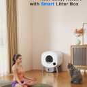Self Cleaning Litter Box - 85L Automatic Cat Litter Box, Smart Self Cleaning Litter Box for Multiple Cats with APP Control, Arenero para Gatos Autolimpiable - NEO-C