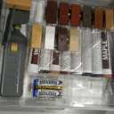 Laminate Floor Repair Kit with Heat Pen, 11 Color Wood Vinyl Floor Furniture Repair Kit Linoleum Repair Hard Wax Touch Up Marker Cover Scratches, Stains