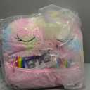 Happy Nappers: Pillow & Sleepy Sack: Medium - Rainbow Unicorn - 54 x 20, Plush Animal Character, 2-in-1 Pillow Sleeping Bag, Play, Kids Ages 3+