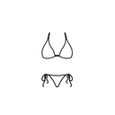 Bathing Suit for Women High Waisted Bikini Sets Sporty Two Piece Swimsuits Color Block High Cut Underwear Bikini, Size XL