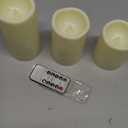 Flameless Candles 4" 5" 6" Set of 24 Ivory Waterproof Pillars Battery Operated Flickering Candles Include 10-Key Remote Timer Function 400+ Hours by 2 AA Batteries (Warm Light 24 Pack)