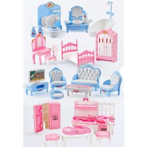 35 Pcs Dollhouse Furniture Accessories Set Mini House Furniture Small Dollhouse Miniature Furniture Play House Accessories 1:12 Tiny Kitchen Bedroom Living Room Bathroom Boy Girl Toddler3Y+