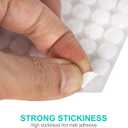 Self Adhesive Dots,1500pcs(750 Pairs) Strong Adhesive 0.39 inch Diameter Sticky Back Hook Nylon, Loop Dots with Waterproof Sticky Glue Tapes, Suitable for Classroom, Office, Home