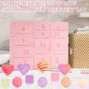 2025 Advent Calendar for Women, 12 Pcs Bath Salts & Shower Steamers Aromatherapy Gift Set, Christmas Countdown Box with Soothing Scents for Relaxation & Stress Relief (12 Pcs)