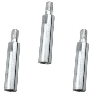 3PCS 100 Angle Grinder M10 Extension Connector Silver Connector Extension Multifunctional Polishing Machine Accessories For Grinding Heads Grinding Wheels Grinding Discs Grinding Pads