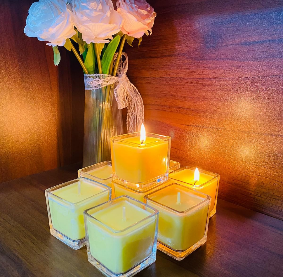 Candles 2.5 Oz 8 Pack Yellow