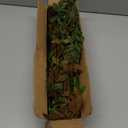 Fake Plants Eucalyptus Stems,Plastics Ficus Stems for Vase Artificial Plants,Greenery Stems for Vase Faux Plants Indoor,43.3" Faux Greenery Indoor Vase Fillers for Home Decor(3Pcs Orange)