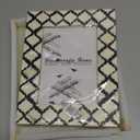 Handicrafts Home Handmade Decorative 5x7 Picture Frame- Unique Boho Chic Home Decor- Moroccan Art Inspired Black White Photo Frame for Wall & Tabletop, Colorful Frames for Bedroom, Office Decor & Gift