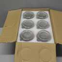 NETANY 6-pack 24oz Glass jars with Airtight Lids, Overnight Oats Containers with Lids, Wide mouth Mason Salad jars, Glass Food Storage Containers for Snacks Yogurt Spice Sugar