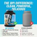 BPI Sports ISO HD Isolate Protein Powder  100% Whey Isolate, Protein Powder for Muscle Gain - Vanilla Cookie, 4.8 LBS - 70 Servings