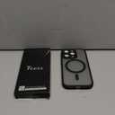 TOCOL Magnetic for iPhone 14 Pro Case, Compatible with Magsafe, Upgraded Full Camera Protection, Drop Protection, Translucent Matte Back Bumper Phone Cover 6.1-Inch (Black)