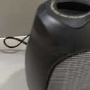 Amazon Basics Ceramic Space Heater, Portable Indoor Heating Solution, With Overheat and Tip-Over Protection, Thermostat, Non-Oscillating, 1500W, 7.52"D x 6.34"W x 9.45"H, Black