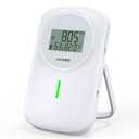 INKBIRD Air Quality Monitor Indoor Ndir 3 in 1 Meter | Detect Carbon Dioxide & Temperature & Humidity with Battery Powered | Sound System | for Home, Office, RV, Grow Tent (IAM-O2)