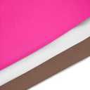 LovelyWholesale Womens 3 Pack Cut Out Crop Tops Mock Neck Summer Tank Top Sleeveless Shirt White/Brown/Hot Pink Small (S)