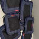 LeanTravel Compression Packing Cubes for Travel Organizers with Double Zipper (6-Pack (2L+2M+2S), Navy)
