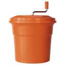 Dynamic E002 Commercial Manual Salad Spinner, 5 Gallon Capacity, SD92, Orange, 17 x 17 x 16 inches