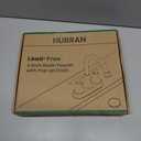 Bathroom Faucets for Sink 3 Hole, Hurran 4 inch Brushed Nickel Bathroom Sink Faucet with Pop-up Drain and Supply Lines, Stainless Steel Centerset Faucets for Sink Vanity RV