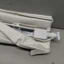 No Tools No Drill Cordless Roman Shades for Indoor Windows 100% Blackout, for Window Size 23" W × 48" H White