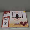 CYFIE Suction Cup Basketball Hoop, Indoor Mini Basketball Hoop with Sturdy Backboard/Electronic Scoreboard, Sound, 3 Balls, Basketball Toys Gifts Ideas for Kids Teens Girls Boys Gifts