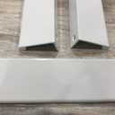 10Pcs 4.72" Back Mount Finger Pull,Cabinet Handles Closet Door Finger Pulls,Hole Dia.3.78"/96mm,White