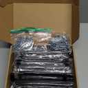 Ravinte 20 Pack 7-1/2 Inch Kitchen Square Cabinet Handles Matte Black Pulls Black Drawer Pulls Kitchen Cabinet Hardware for Cupboard Drawer Handles