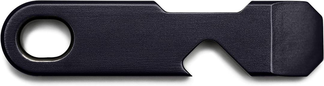 QuickPry Mini Pry Bar Everyday Carry Pry Bar Tool, For Camping, Cleaning, And Simple Everyday Tasks, Keychain Carry Tool Black