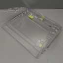 Gawerk Clear Acrylic Single Pocket, Plastic Hanging Wall Mount File Holder for Office Home (Clear, 3 Pack)