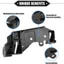 Headlight Bracket Compatible for Infiniti G37 2009-2013, Durable Plastic Black Right Headlamp Bracket