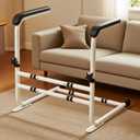 Stand Assist Aid for Elderly/Seniors/Disabled, Couch/Chair Lift Assistance Stand Up Devices with 6-Level Adjustable Height, Help Standing Aids & Supports, 450lbs Loading, White
