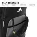 adidas Primetime Large Backpack for School, Gym and Travel, 41L, One Size, Black