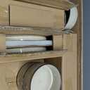 HaWare Dinnerware Sets, 24-Piece Plates and Bowls Set, Stoneware Dish Set for 8, Ceramic Dinnerware for Home Restaurant, Chip and Scratch Resistant, Microwave and Dishwasher Safe, Reactive Khaki