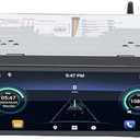 Wisoqu Car Stereo, Wireless Wired Single Din Car Stereo, 6.86 Inch Touchscreen Car Radio Receiver with 1080P Backup Camera, GPS Navigation, Bluetooth, WiFi, Voice Control (2+32GB)