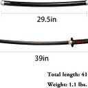 SV Anime Demon Slayer Sword Katana 41 Inch Decorative Collectible Gift Cosplay Sword