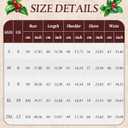 Ugly Christmas Sweaters Dresses with Santa Hat Knit Sexy Christmas Outfits for Women (Large, Reindeer Snowflake Red)