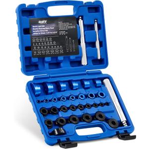 Orion Motor Tech 33pc Bearing Press Kit for Small Vehicles, Bearing Race and Seal Driver Set with Metric SAE Adapters, Seal Driver Set with 3 Knurled Handles