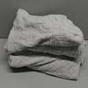 Sectional Couch Cushion Covers, Washable Thick Stretch Jacquard Fabric Couch Covers for Sectional Sofa, Skin-Friendly Slip Sofa Slipcovers for Pets (Light Gray,3 Seats + 4 Back + Chaise Cover)