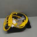 EP Retractable Extension Cord Reel,65 Feet 12 AWG/3C SJTOW Heavy Duty Power Cord,15 AMP Circuit Breaker, 3-Lighted Triple Outlets,Ceiling or Wall Mount Use Indoor, Yellow