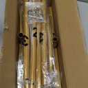 Metal Arch Backdrop Stand, 7.2FT+6FT Wedding Arch Frame, Gold Wedding Arch Backdrop Stand Set of 2, Balloon Arch Backdrop for Wedding Birthday Party Baby Shower Graduation Ceremony Decor