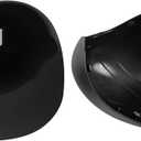 2PCS Compatible with MINI Cooper Mirror Cover F54 F55 F56 F57 F60 2016-2019, LHD Only Pair MINI Cooper Mirror Caps W/O Light Hole Replacement 51167401230/51167401229 - Glossy Black