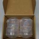 Spout Sippy Nipples for Mam Baby Bottles, Transition Cup Food Grade Silicone Soft Nipple 6m+, Pack of 4