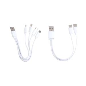 Charging Cable USB Splitteble High-Speed Charging Support Cord with 2/4 Type Male Port