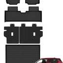 Marretoo Floor Mats for Chevy Chevrolet Equinox 2025 Floor Mats & Cargo Liner with Backrest Mat Full Set All Weather Protection TPE for Equinox Accessories(Not for EV)