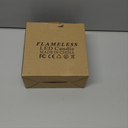 3 in 1 Flameless Taper Short Candles with 10 Key Remote Control and Timer, Battery Operated Pack of 2 LED Acrylic 3" x6" Grey Pillar Flickering Warm Light