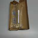 5 Pack 10 Inch Brushed Brass Cabinet Handles Solid Zinc Alloy Pulls for Kitchen Cupboard & Drawer Hardware