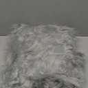 Light Grey Furry Washable Area Rugs for Living Room Faux Sheepskin Shaggy Fur Nursery Rug for Bedroom Cute Room 2x4 Rug