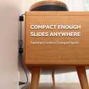 2 x 8Pack Cord Organizer JOYROOM Silicone Cable Clips [1s Side-Snap Lock] Desktop Cable Management, Adhesive Phone Charger Wire Keeper for Nightstand Office Workspaces Desk Organization Home Accessories (Black)